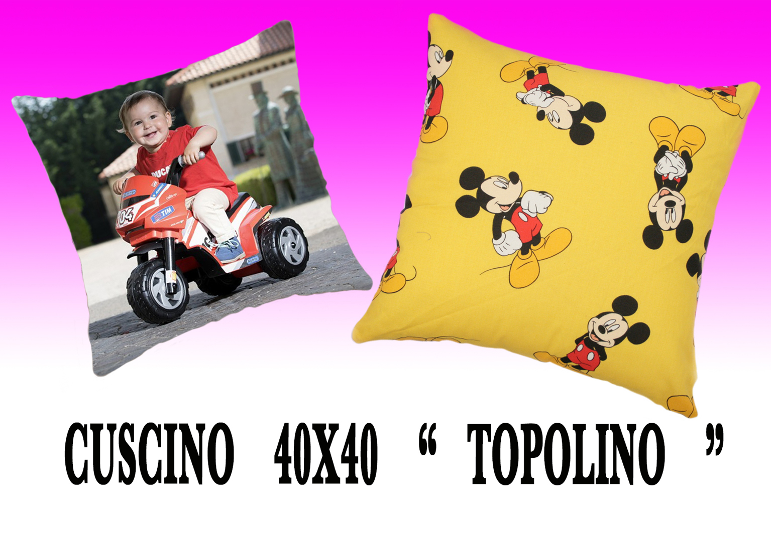 cuscino 40x40 topolino 3